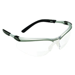 ‎3M BX Reader Protective Eyewear 11376-00000-20 Clear Lens Silver Frame +2.5 Diopter - Americas Industrial Supply