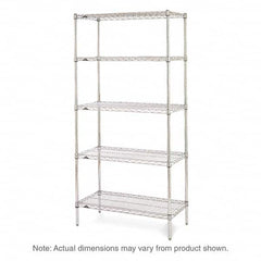Metro - 2,000 Lb Capacity 5 Shelf Wire Shelving - Starter Unit - Americas Industrial Supply