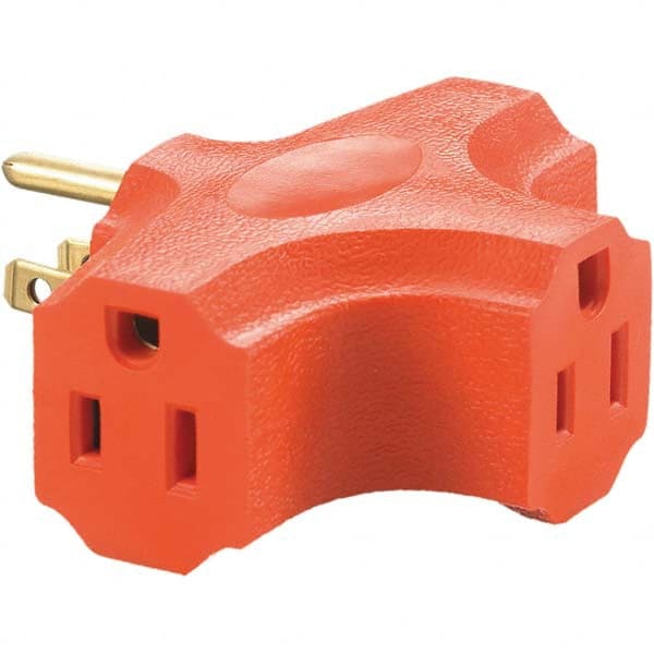 Hubbell Wiring Device-Kellems - Straight Blade Plugs & Connectors Connector Type: Adapter Grade: Residential - Americas Industrial Supply