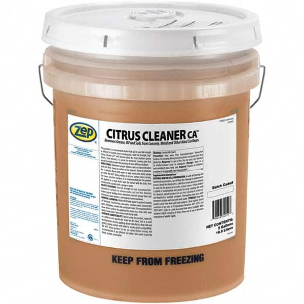 Cleaner: 5 gal Pail Liquid, Orange Scent