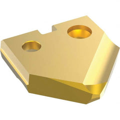 Spade Drill Insert: 57/64″ Dia, Series 1, Cobalt TiN Finish, Series T-A