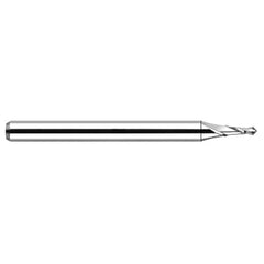 ‎0.01″ × 1-1/2″ OAL 90 Degree Carbide Spotting Drill Uncoated - Exact Industrial Supply