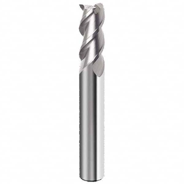 Guhring - 1/2", 1" LOC, 1/2" Shank Diam, 3" OAL, 3 Flute Solid Carbide Square End Mill - Americas Industrial Supply