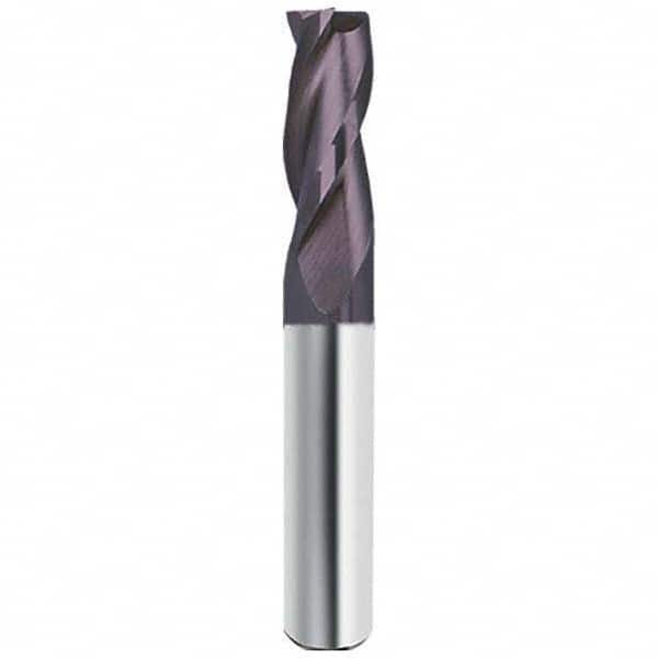 Guhring - 3/4", 1-1/2" LOC, 3/4" Shank Diam, 4" OAL, 3 Flute Solid Carbide Square End Mill - Americas Industrial Supply