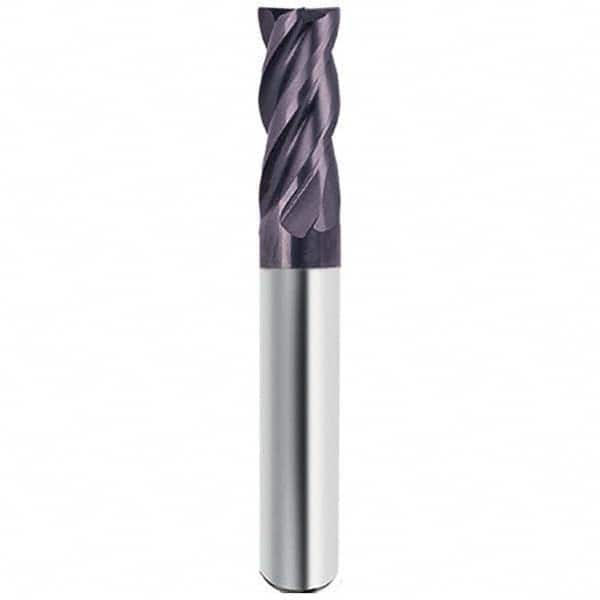 Guhring - 3/16", 5/8" LOC, 3/16" Shank Diam, 2" OAL, 4 Flute Solid Carbide Square End Mill - Americas Industrial Supply