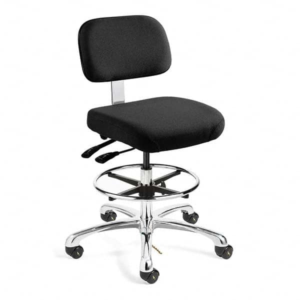 Bevco - 22-1/2 to 32-1/2" High ESD Swivel Chair - Americas Industrial Supply