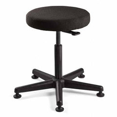 Bevco - Swivel & Adjustable Stools Type: Adjustable Backless Stool Base Type: Nylon - Americas Industrial Supply