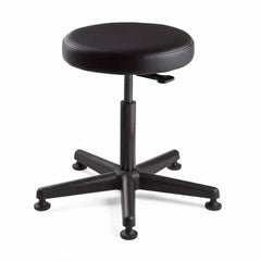 Bevco - Swivel & Adjustable Stools Type: Adjustable Backless Stool Base Type: Nylon - Americas Industrial Supply