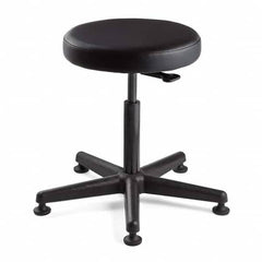 Bevco - Swivel & Adjustable Stools Type: Adjustable Backless Stool Base Type: Nylon - Americas Industrial Supply