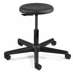 Bevco - Swivel & Adjustable Stools Type: Adjustable Backless Stool Base Type: Nylon - Americas Industrial Supply