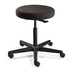 Bevco - Swivel & Adjustable Stools Type: Adjustable Backless Stool Base Type: Nylon - Americas Industrial Supply
