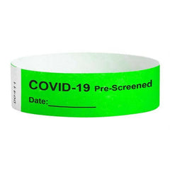 NMC - COVID-19 Pre-Screened Date Wristband - Americas Industrial Supply