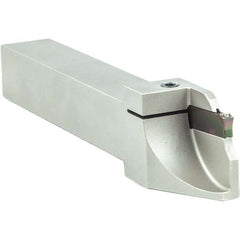Arno - 0.394" Max Depth, 0.079 to 0.787" Width, External Left Hand Indexable Grooving/Cutoff Toolholder - Americas Industrial Supply
