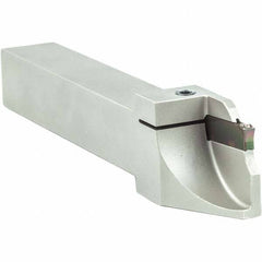 Arno - 0.512" Max Depth, 0.079 to 1.024" Width, External Right Hand Indexable Grooving/Cutoff Toolholder - Americas Industrial Supply