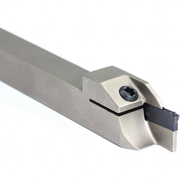 Arno - 0.394" Max Depth, 0.079 to 0.787" Width, External Right Hand Indexable Grooving/Cutoff Toolholder - Americas Industrial Supply