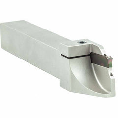 Arno - 0.63" Max Depth, 0.079 to 1.26" Width, External Left Hand Indexable Grooving/Cutoff Toolholder - Americas Industrial Supply