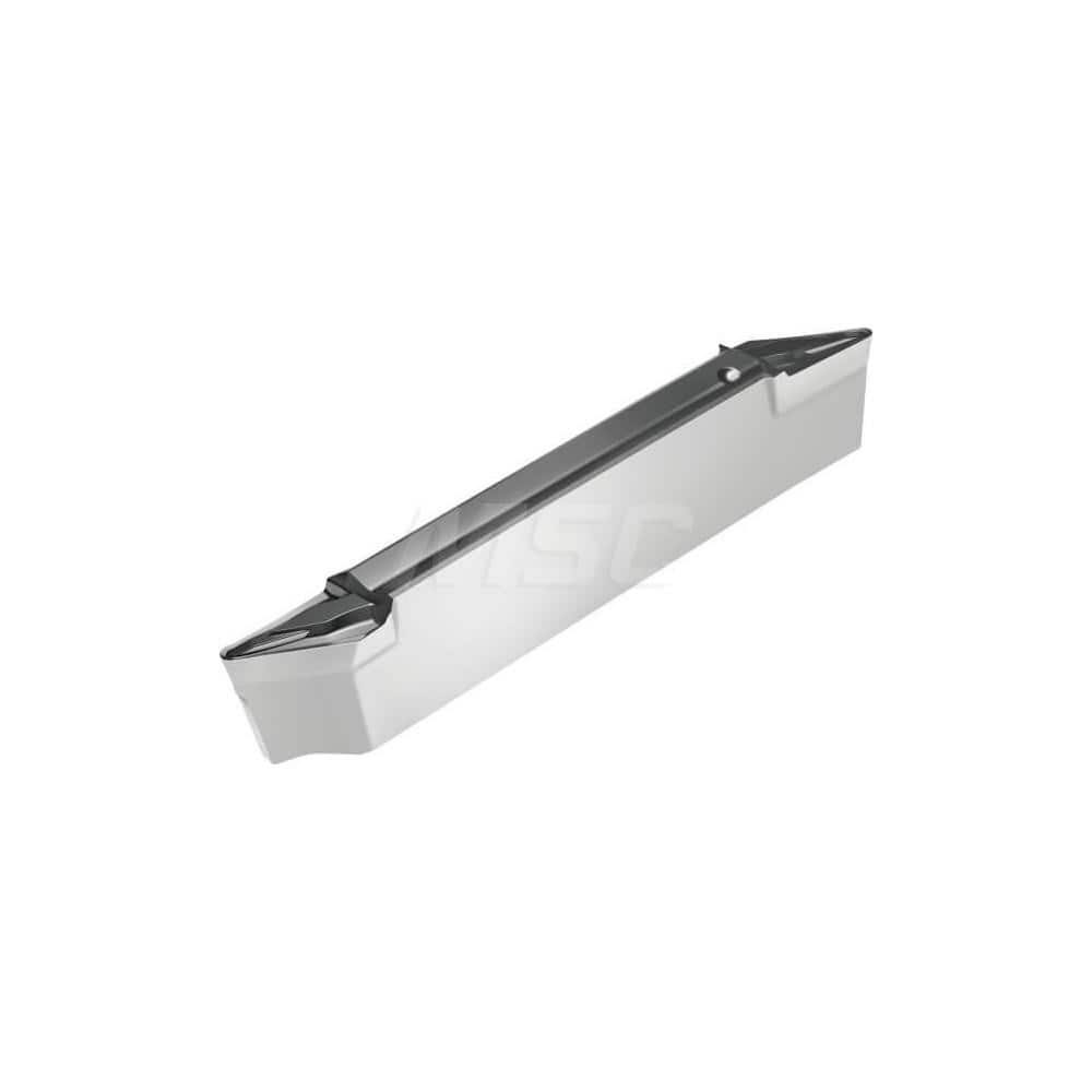 Grooving Insert: GX24VG7 WSM33S, Solid Carbide Al Finish, Neutral, 0.11″ Cutting Width, Series Tiger-tec Silver