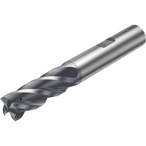 Sandvik Coromant - 12mm Diam 4 Flute Solid Carbide 1.5mm Corner Radius End Mill - Americas Industrial Supply