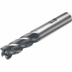 Sandvik Coromant - 3/4" Diam 4 Flute Solid Carbide 0.06" Corner Radius End Mill - Americas Industrial Supply
