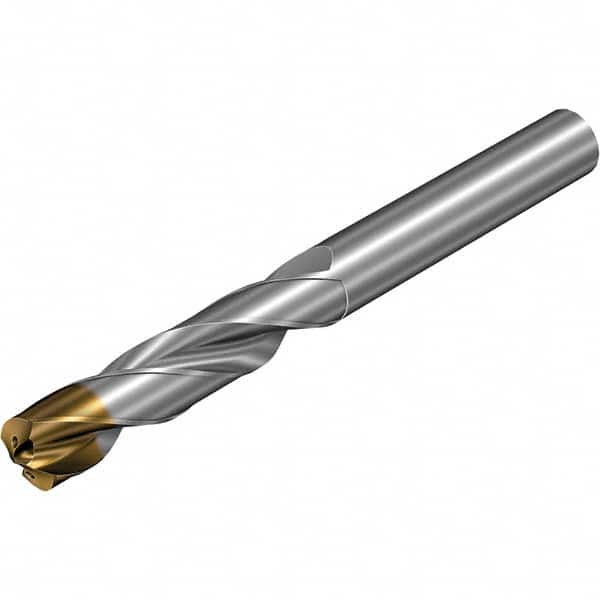 Sandvik Coromant - 10mm 140° Solid Carbide Screw Machine Drill Bit - Americas Industrial Supply