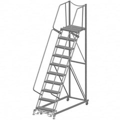 Ballymore - Rolling & Wall Mounted Ladders & Platforms Type: Rolling Warehouse Ladder Style: Rolling Safety Ladder - Americas Industrial Supply