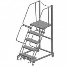 Ballymore - Rolling & Wall Mounted Ladders & Platforms Type: Rolling Warehouse Ladder Style: Rolling Safety Ladder - Americas Industrial Supply