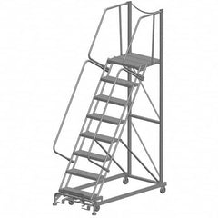 Ballymore - Rolling & Wall Mounted Ladders & Platforms Type: Rolling Warehouse Ladder Style: Rolling Safety Ladder - Americas Industrial Supply