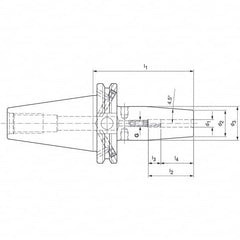 Mapal - Shrink-Fit Tool Holders & Adapters Shank Type: Taper Shank Taper Size: CAT40 - Americas Industrial Supply