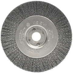 ‎4″ Narrow Face Crimped Wire Wheel, .0095″ Steel Fill, 1/2″-3/8″ Arbor Hole - Americas Industrial Supply