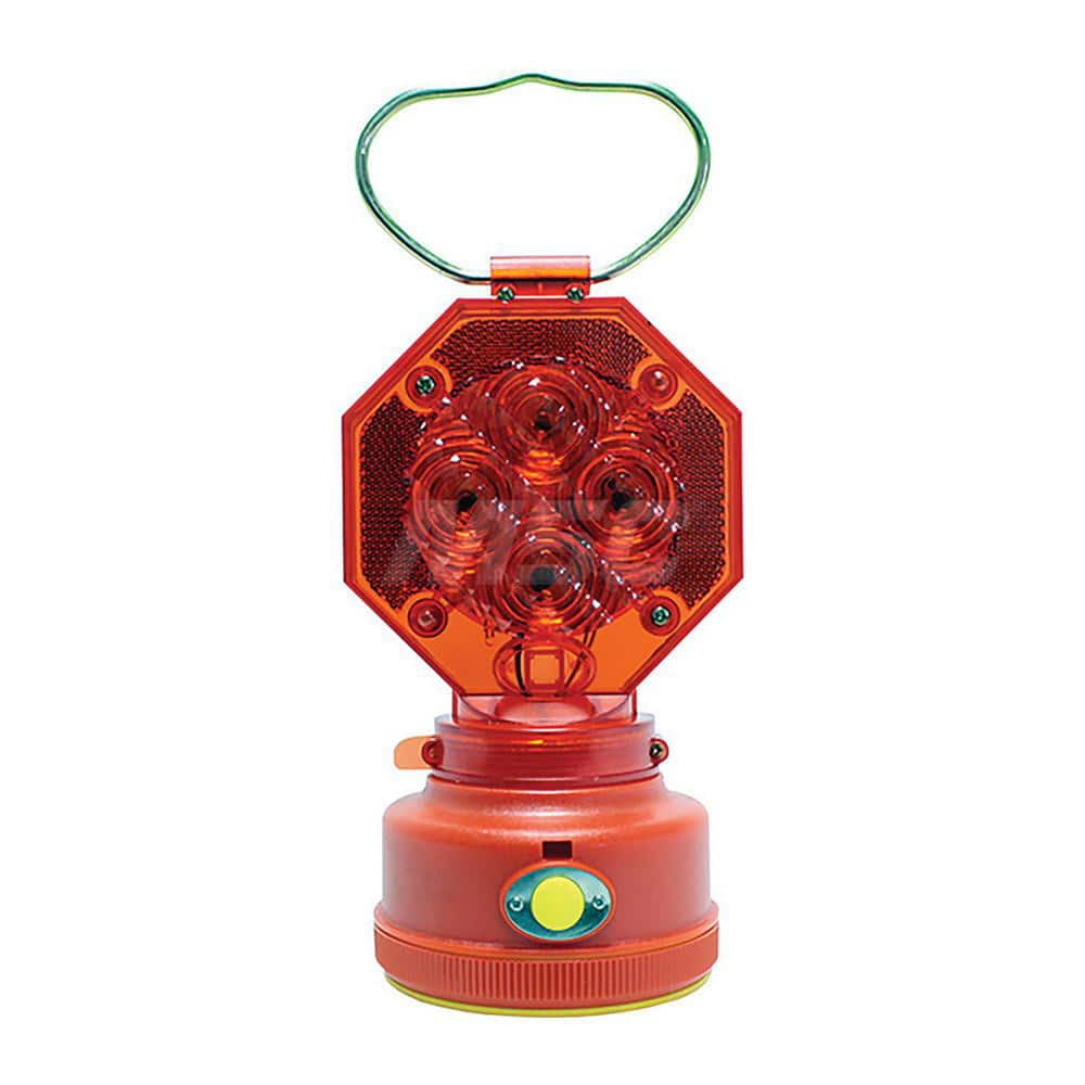 Strobe & Flashing Lights; Light Type: Flashing, Steady; Lens Color: Red; Lamp Type: LED; Mounting Type: Magnetic; NEMA Rating: 6; Voltage: All IQv Batteries; Recommended Environment: Industrial; Flashes Per Minute: 60