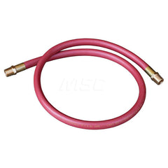 Air Hose: 4' 300 Working psi, 32 to 150 ° F, PVC, MNPT