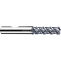 Square End Mill: 0.1181'' Dia, 0.5118'' LOC, 0.2362'' Shank Dia, 2.4803'' OAL, 3 Flutes, Solid Carbide Single End, Polychrom Finish, Spiral Flute, 40 ™ Variable Helix, Centercutting, RH Cut, RH Flute, Series Favora