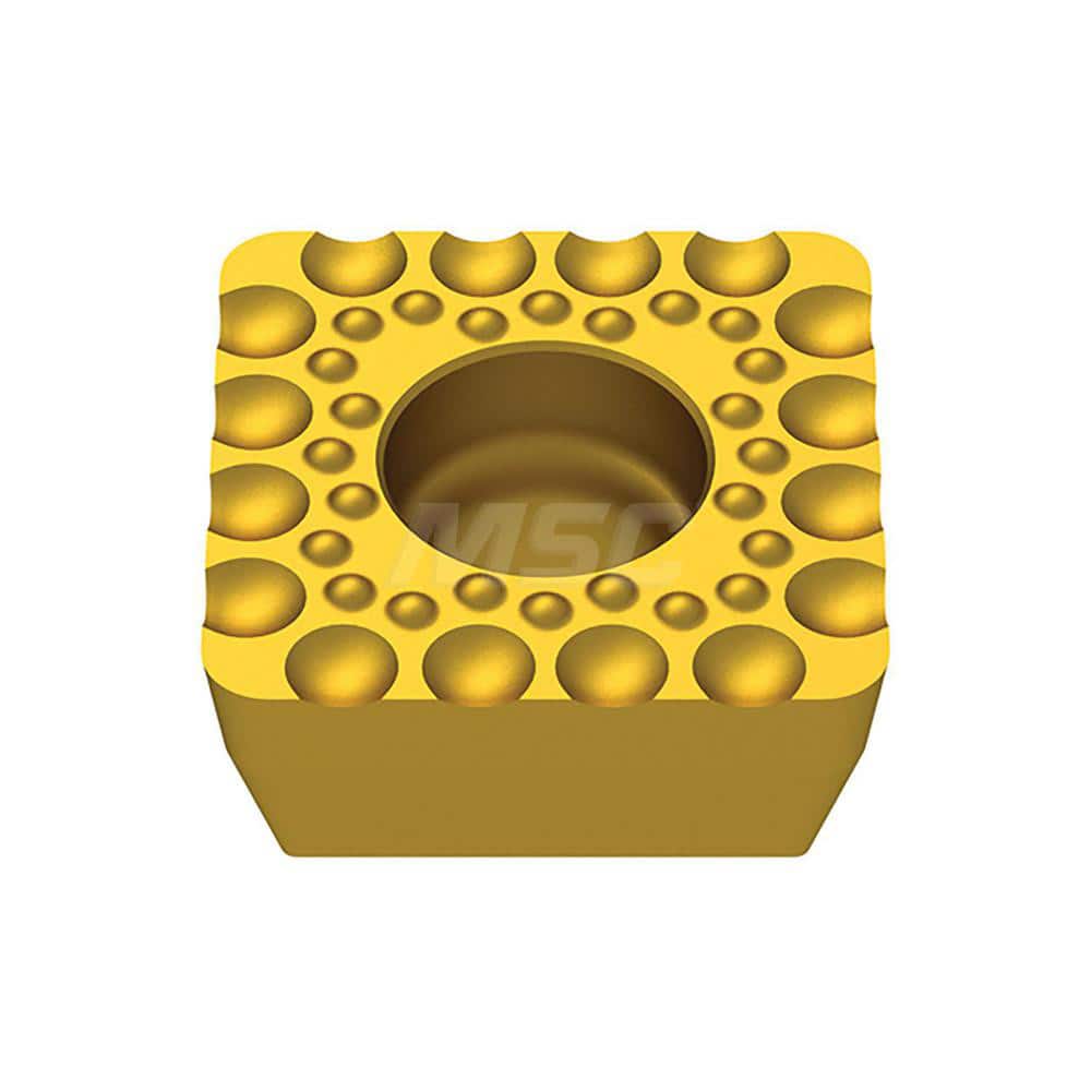 Indexable Drill Insert: 03 BK8430, Carbide TiAIN & TiN Finish, 1/2″ Inscribed Circle, Square