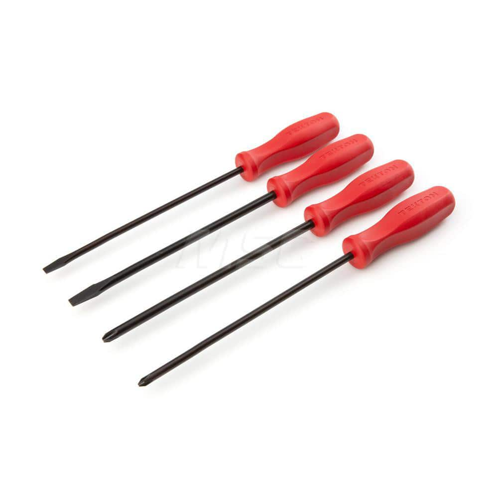 Screwdriver Set: 4 Pc, Phillips & Slotted