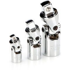 Universal Joint Set, 3-Piece (1/4, 3/8, 1/2 in.)