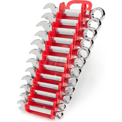 Wrench Set: 12 Pc, Metric Chrome-Plated