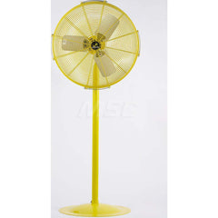 Industrial Circulation Fan: 20″ Dia, 2,833 CFM 115V, 1/4 hp, 1 Phase, 2 Speed, Pedestal Stand Mount