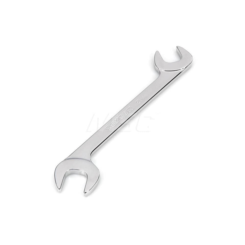 Open End Wrench: Angled & Open End Head, 21 mm Chrome Moly Finish