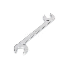 Open End Wrench: Angled & Open End Head, 1″ Chrome Moly Finish