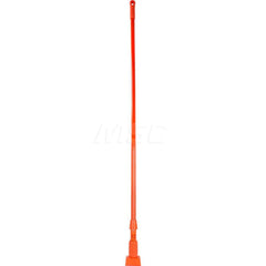 Mop Handles; For Use With: Wide-Band Mesh Wet Mop Heads; Connection Type: Clamp Jaw; Handle Type: Clamp Jaw; Handle Length (Inch): 60; Handle Material: Fiberglass; Handle Style: No; Color: Orange; Connector Material: Polypropylene; Handle Length: 60; Tele