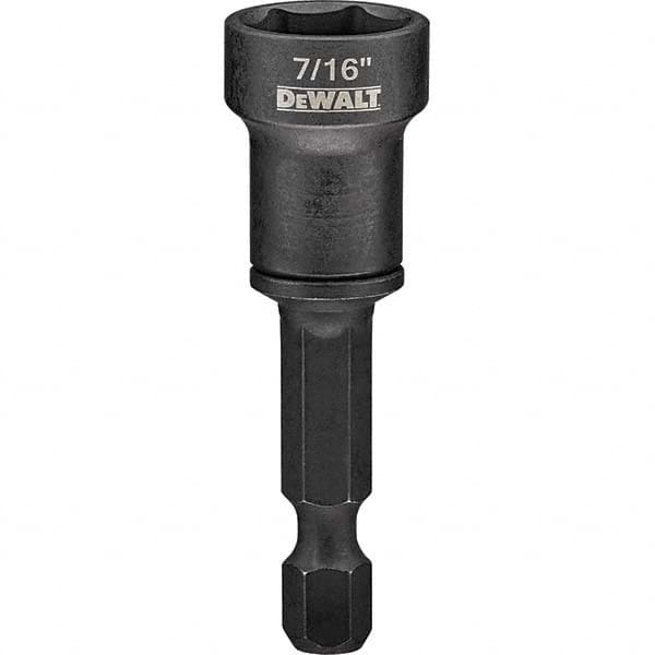 DeWALT - Power & Impact Screwdriver Bits & Holders Bit Type: Magnetic Nut Driver Hex Size (Inch): 7/16 - Americas Industrial Supply