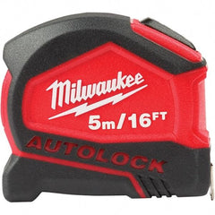 Milwaukee Tool - Tape Measures Length (Feet): 16.00 Width (mm): 27.00 - Americas Industrial Supply
