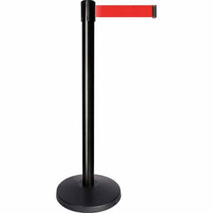 Tensator - Barrier Posts Type: Tensabarrier Post Post Color/Finish: Black - Americas Industrial Supply