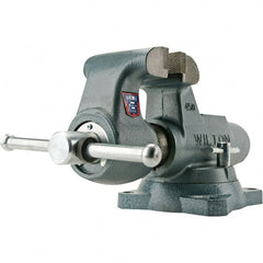 Wilton - Bench Vises Jaw Width (Inch): 4 Jaw Opening Capacity (Inch): 6-1/2 - Americas Industrial Supply