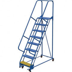 Vestil - 110" High 350 Lb Capacity 8 Step Ladder - Americas Industrial Supply