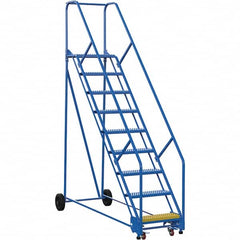 Vestil - 120" High 350 Lb Capacity 9 Step Ladder - Americas Industrial Supply