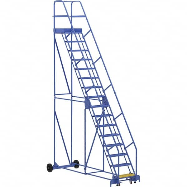 Vestil - 196" High 350 Lb Capacity 16 Step Ladder - Americas Industrial Supply