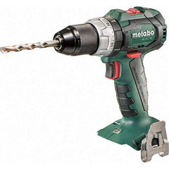 Metabo - 18 Volt 1/2" Chuck Pistol Grip Handle Cordless Drill - 600/2100 RPM, Keyless Chuck, Reversible, Lithium-Ion Batteries Not Included - Americas Industrial Supply