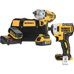 DeWALT - Cordless Impact Wrenches & Ratchets Voltage: 20.0 Drive Size (Inch): 1/2 - Americas Industrial Supply