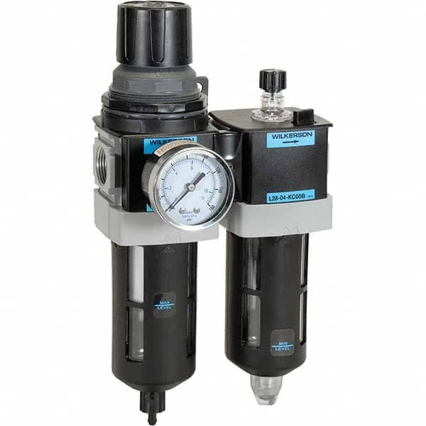 Wilkerson - Filter, Regulator & Lubricator (FRL) Units Configuration: 2 Pc. Filter/Regulator-Lubricator Body Type: Standard - Americas Industrial Supply